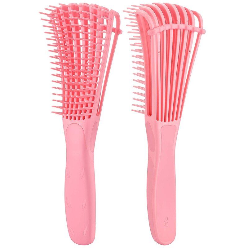 MAXCARE - Cepillo Desenredante Para Cabello Crespo Rizado Grueso Porta