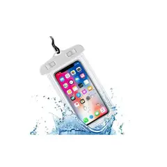 GENERICO - Funda Protectora Celular Impermeable Sumergible Carcasa Blanco