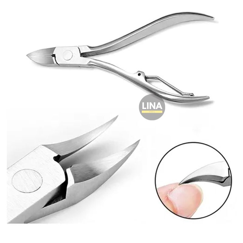 GENERICO - Alicate Corta Uñas Manicure Cuticula Manicure Pedicure Plata