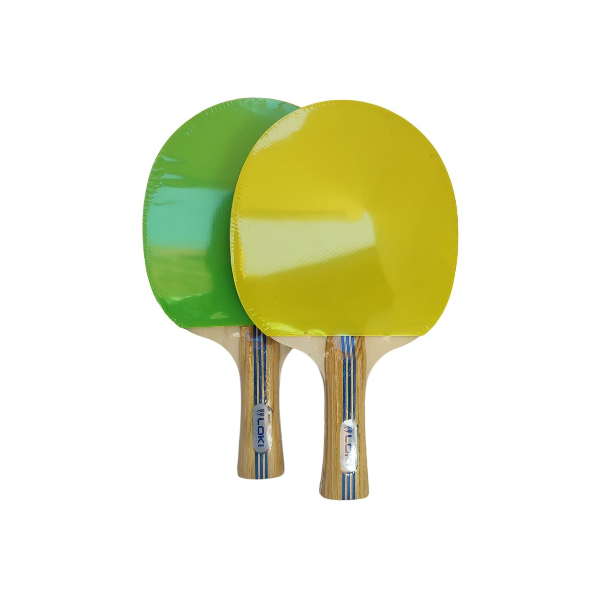 LOKI - Set 2 Paletas De Ping Pong Loki Gomas De Colores