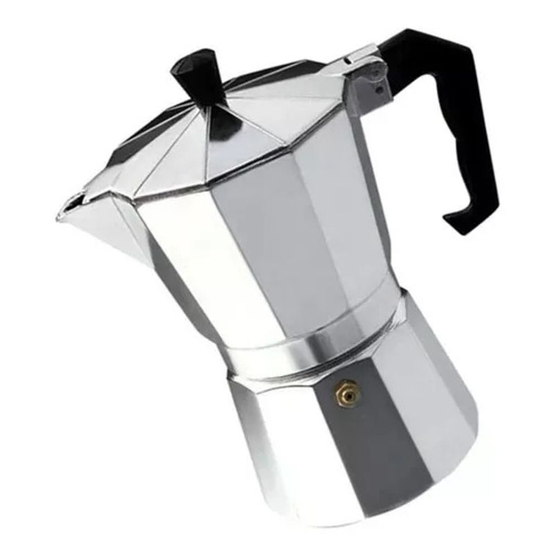 GENERICO - Cafetera Italiana Para 3 Tazas Aluminio Cafe Desayuno