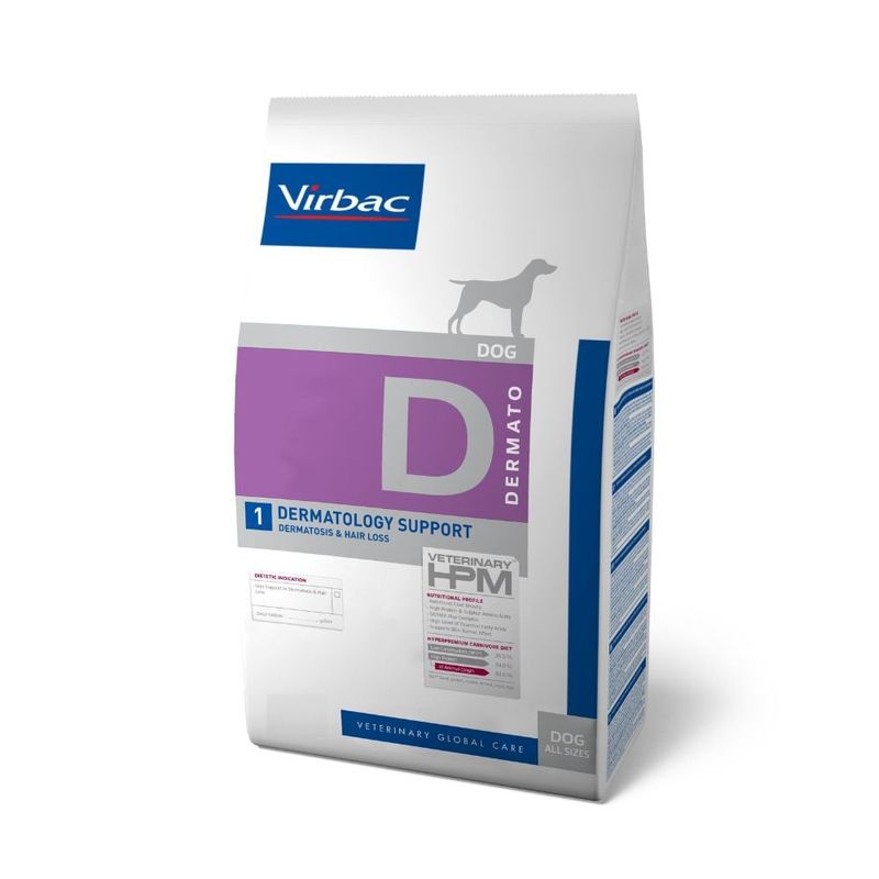 VIRBAC - HPM Virbac Dog  Dermatology Support 12 kg