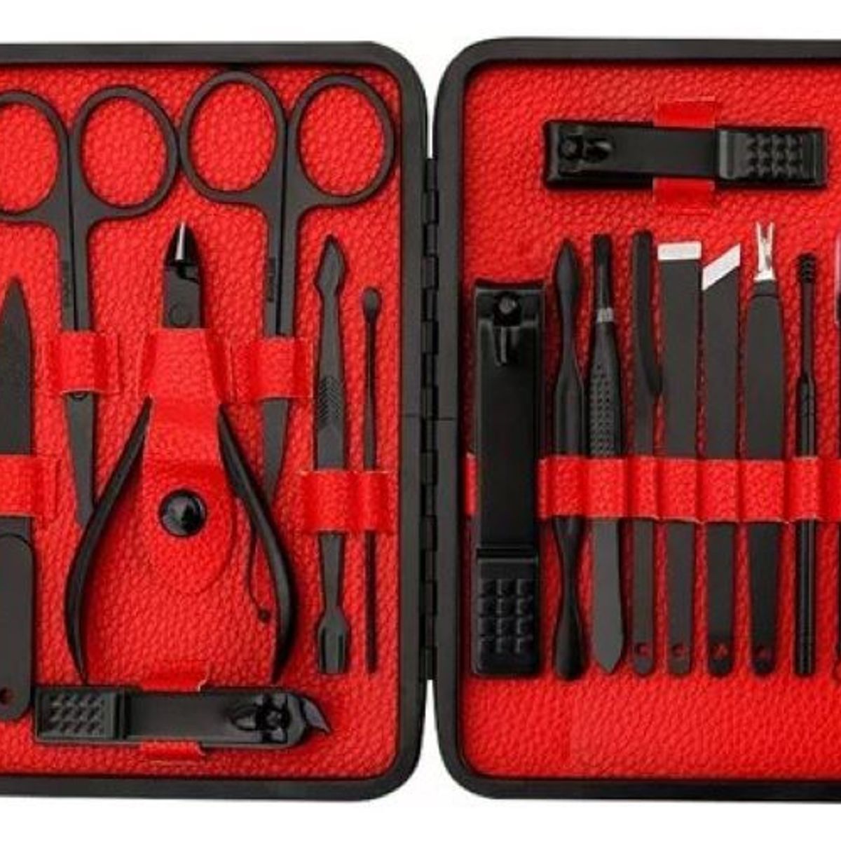 GENERICO - Set 18 Juego Manicura Acero Inoxidable Aseo Profesional