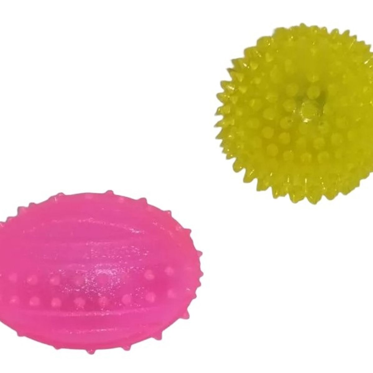 GENERICO - 2 Pelotas Con Sonido Y Luz Led Para Perros Y Gatos, Mascotas