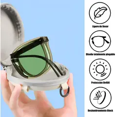 AIZO - Anteojos Sol Lentes Gafas Polarizado Plegable Multicolor