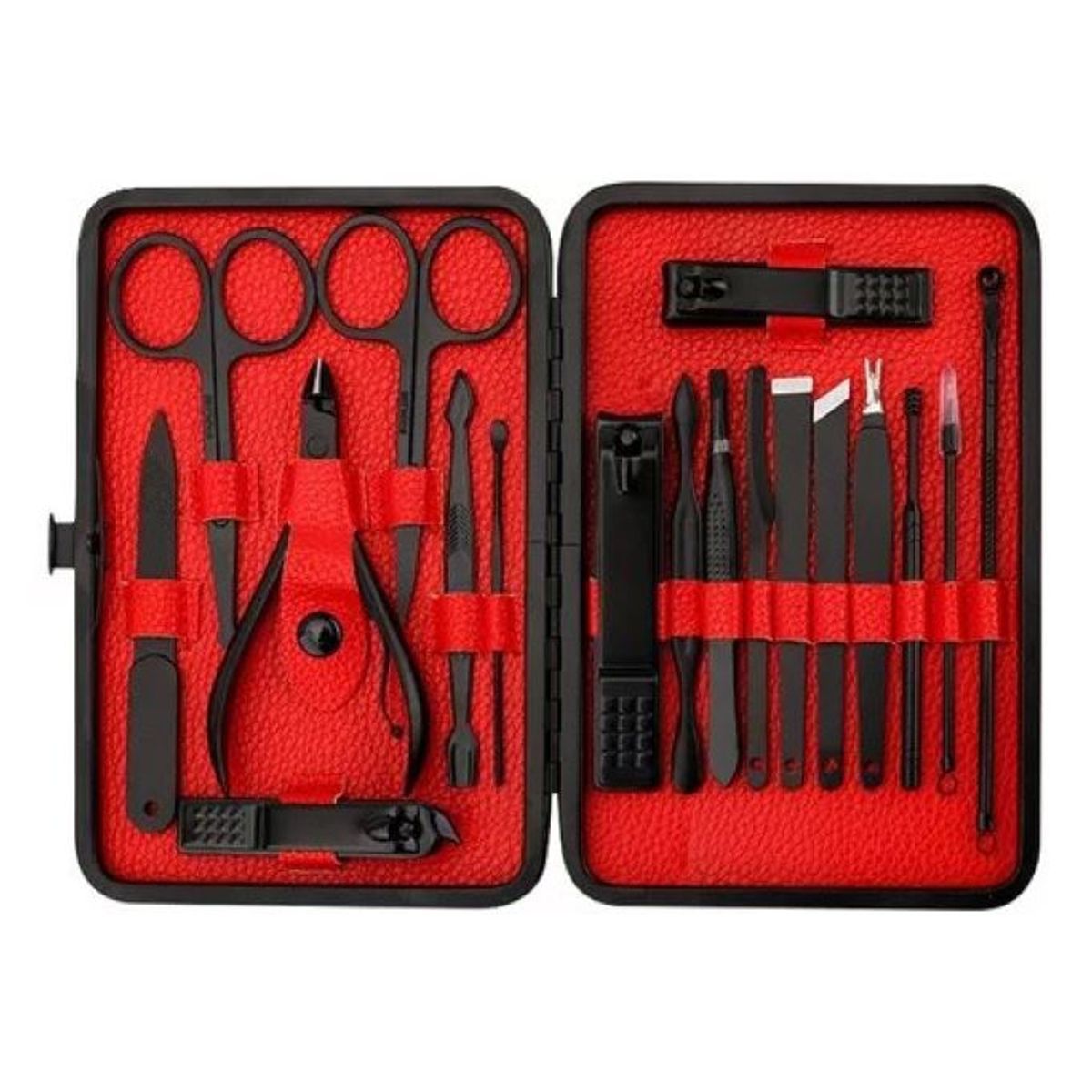 GENERICO - Set 18 Juego Manicura Acero Inoxidable Aseo Profesional