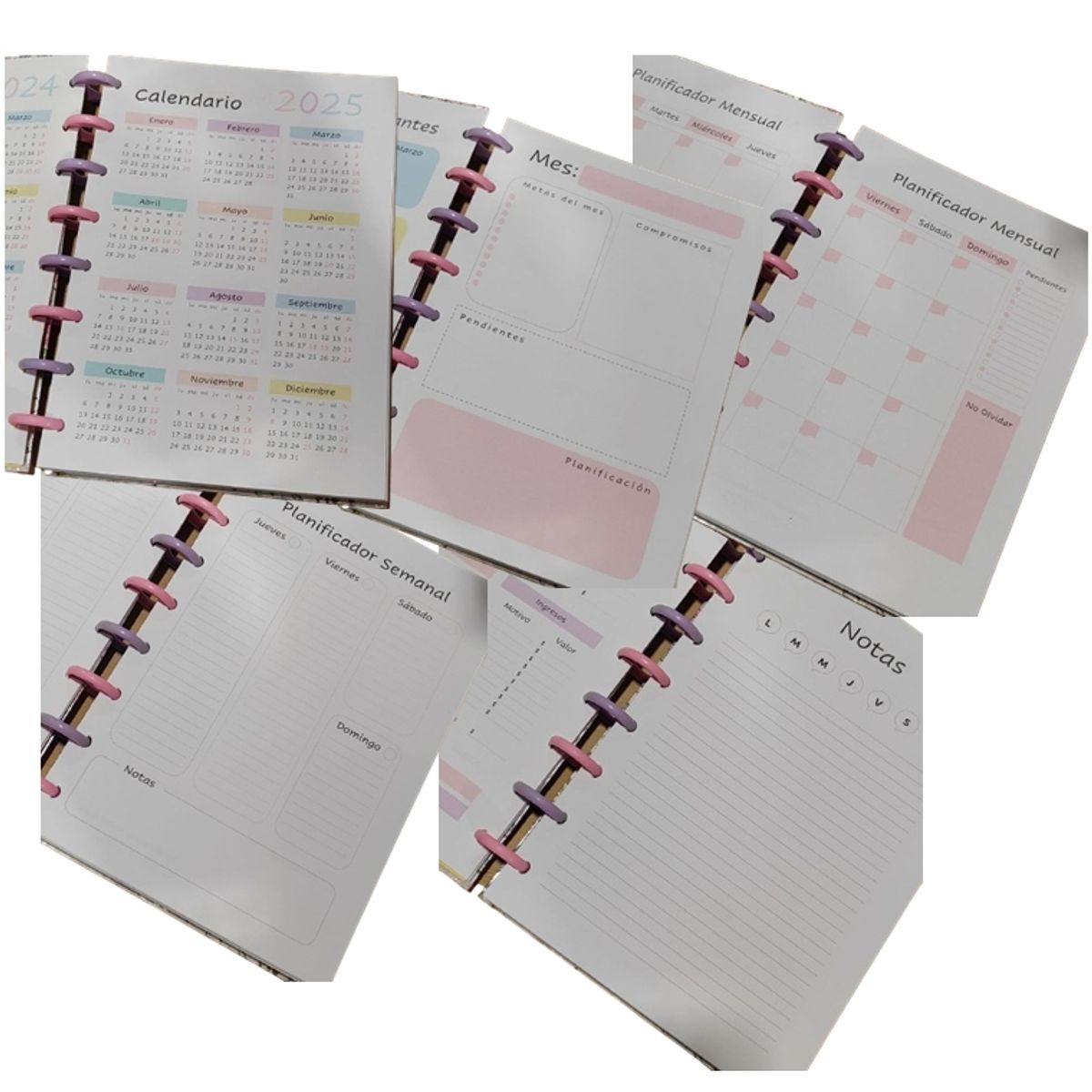 GENERICO - Planner femenino sin fecha