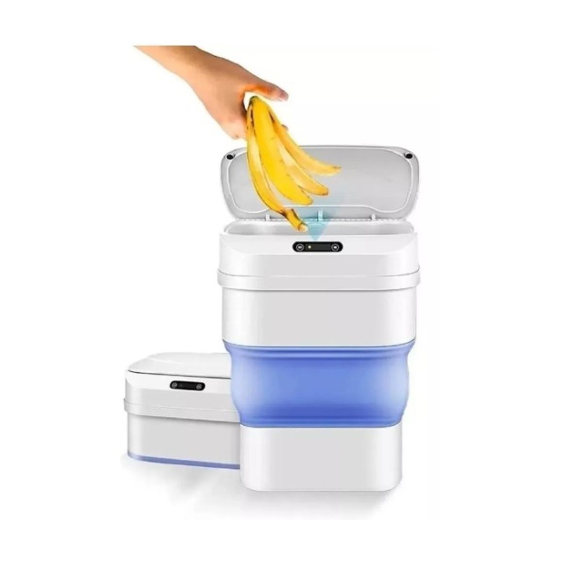 GENERICO - Basurero Sensor Papelero Baño Automático Inteligente Azul