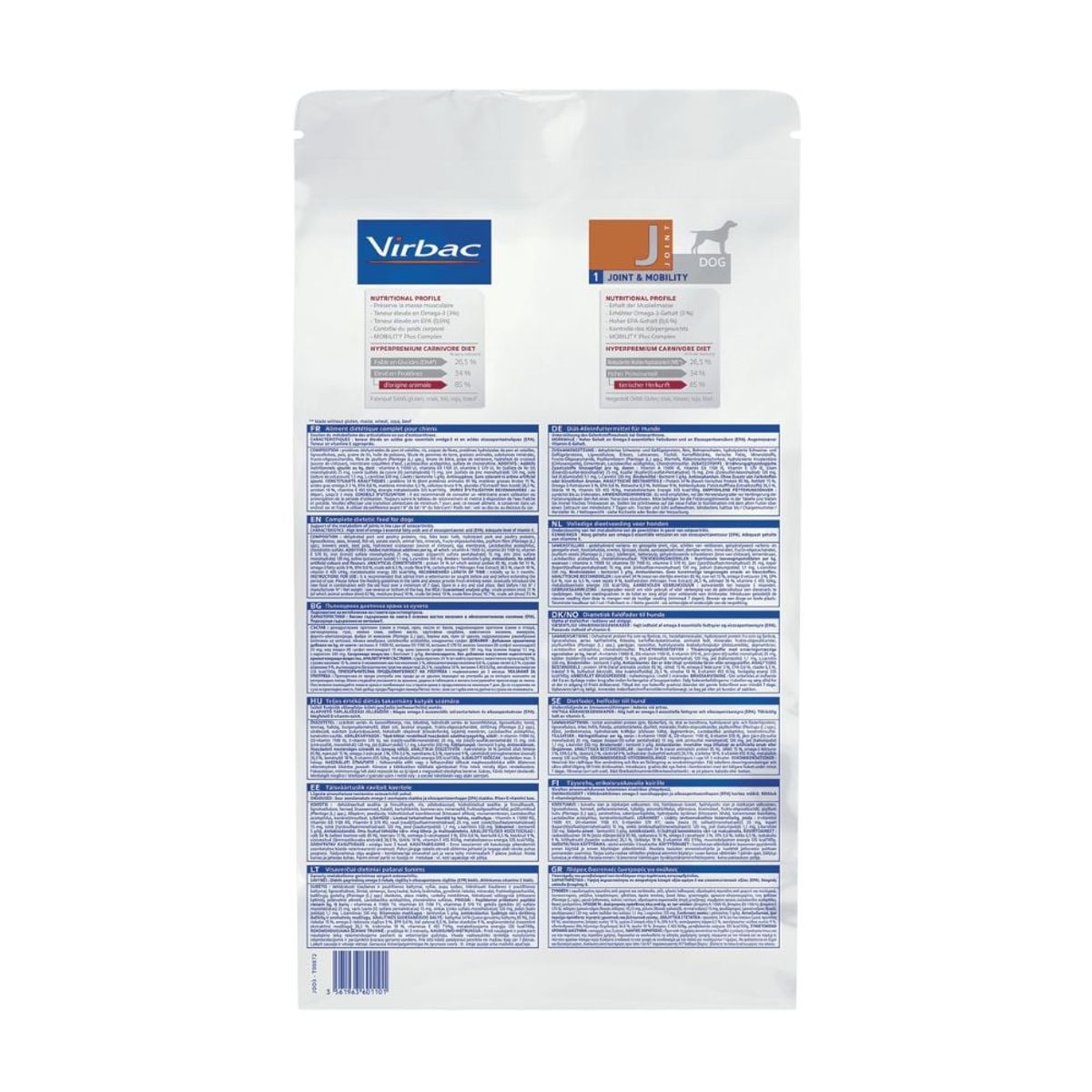 VIRBAC - HPM Virbac Dog Joint & Mobility 12 kg