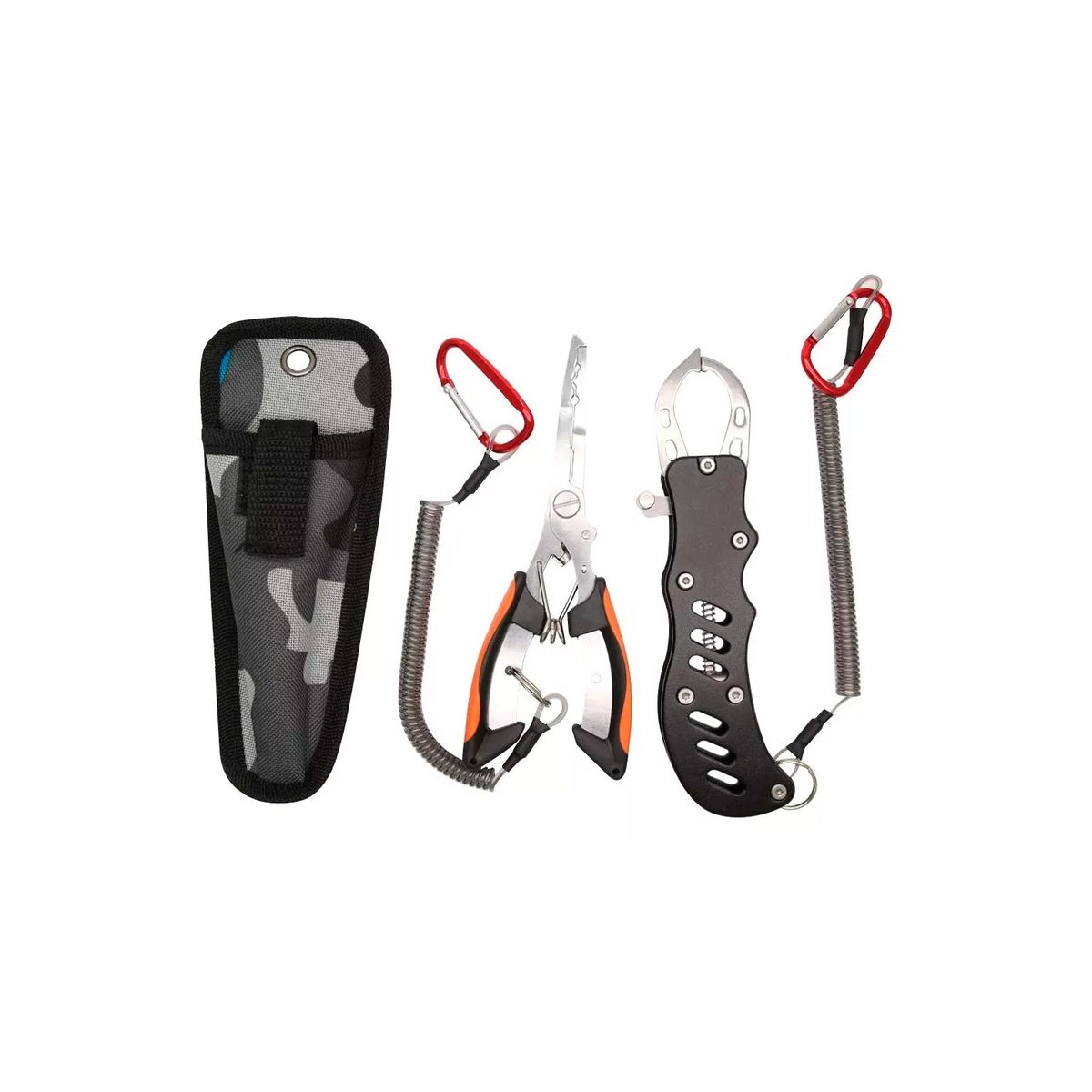 GENERICO - Set Alicate Multifuncion Y Pinza Control Para Pesca Aluminio