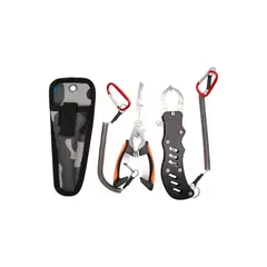 GENERICO - Set Alicate Multifuncion Y Pinza Control Para Pesca Aluminio