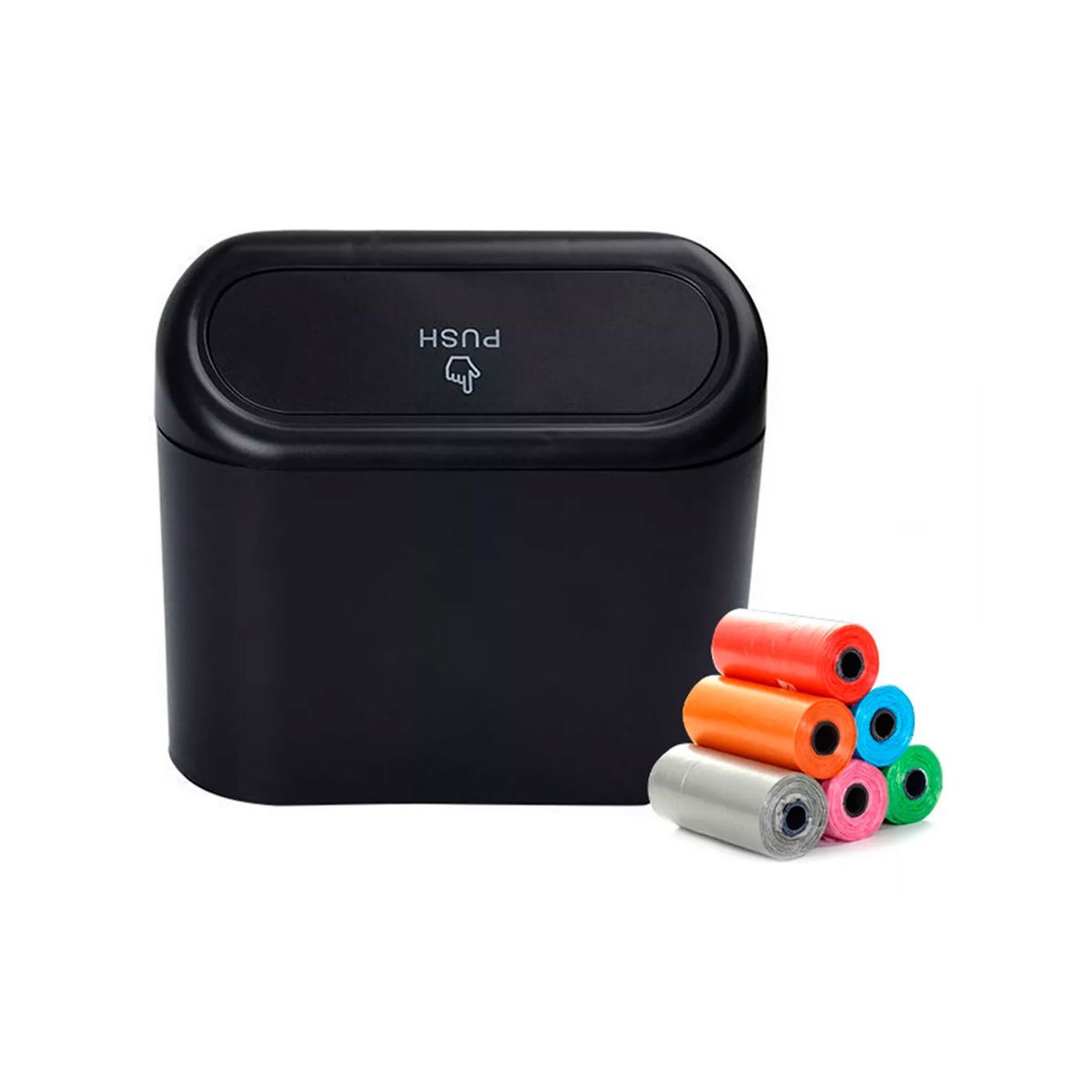 GENERICO - Basurero Para Auto Portatil Universal 1 Litro