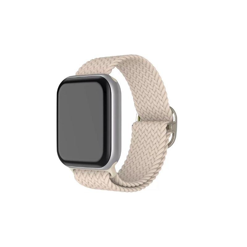 GENERICO - Trenzada Loop Correa Para Apple Watch Correa Crema 42 - 49mm