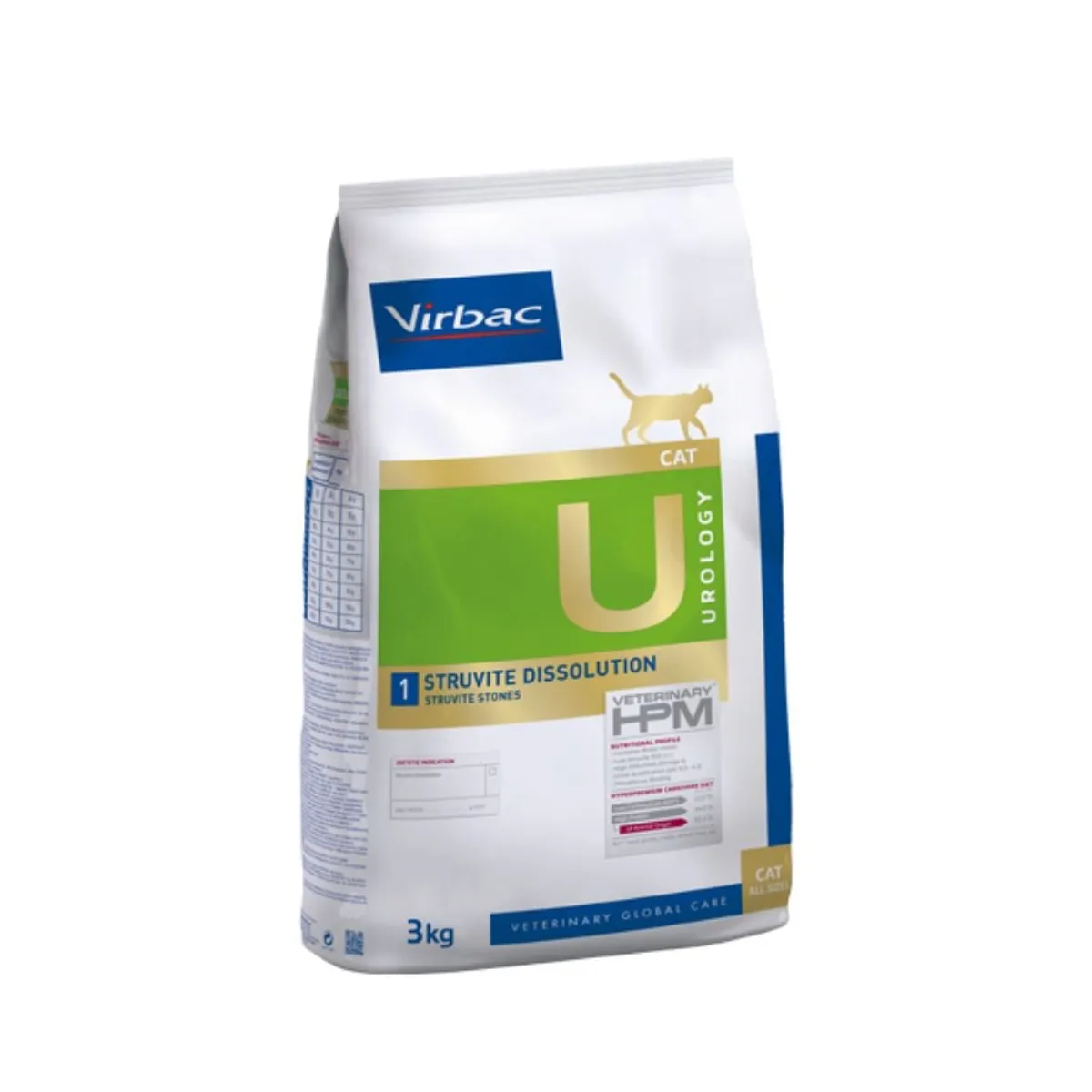 VIRBAC - HPM Virbac 1 Cat Urology Struvite Dissolution 3kg