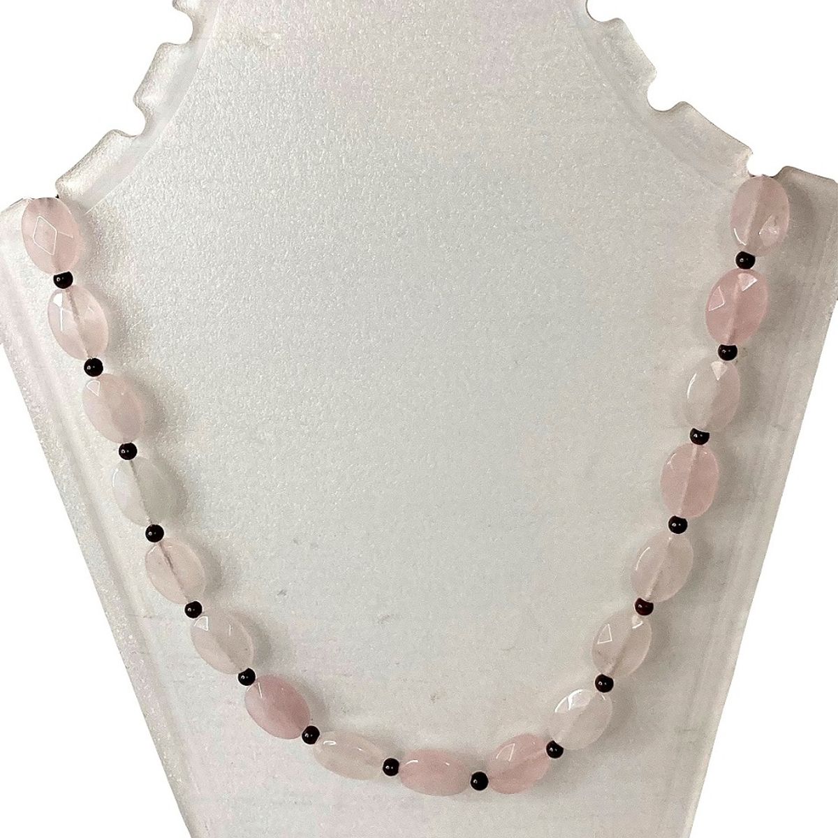 TAETHAI - Collar de plata 925 con Cuarzos y Granates