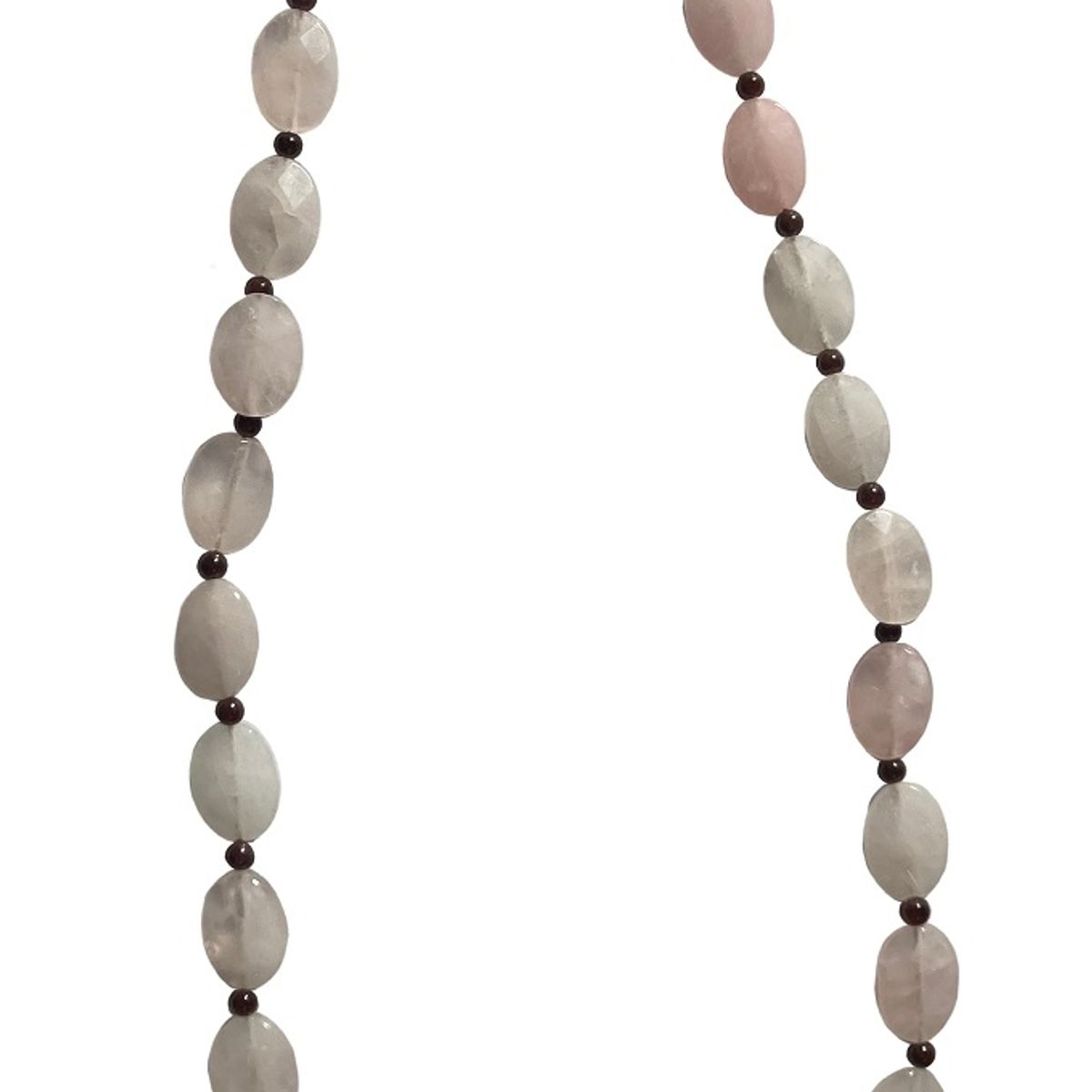 TAETHAI - Collar de plata 925 con Cuarzos y Granates