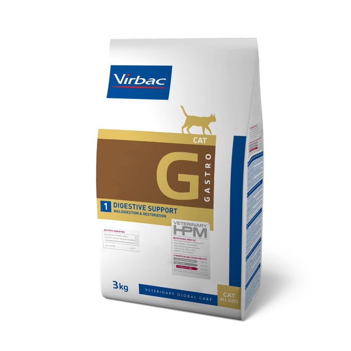 VIRBAC - HPM Virbac Cat Digestive Support (Gastro) 1,5 kg