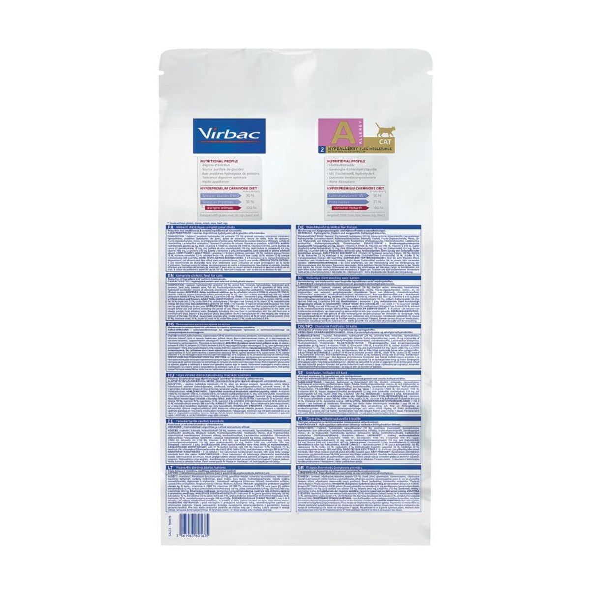 VIRBAC - HPM Virbac Cat Allergy 3 kg