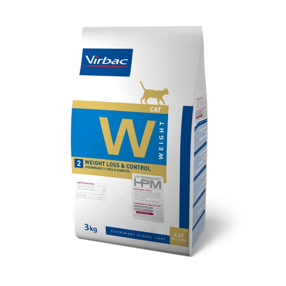 VIRBAC - HPM Virbac 2 Cat Weight Loss & Control 1,5 kg