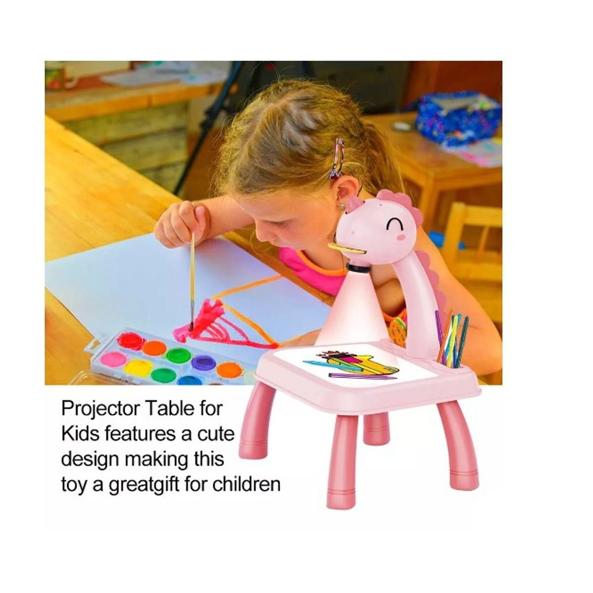 GENERICO - Jirafa Proyector Tablero De Dibujo Juguetes Para Bebe