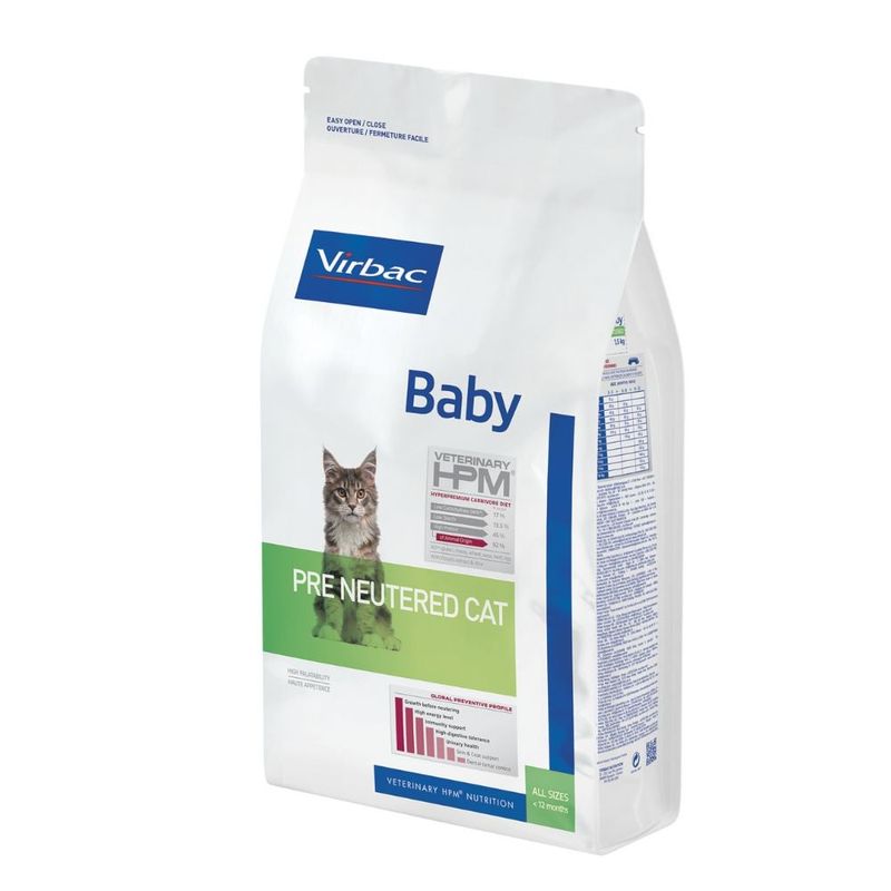 VIRBAC - HPM Virbac Baby Pre Neutered Cat 3 kg 