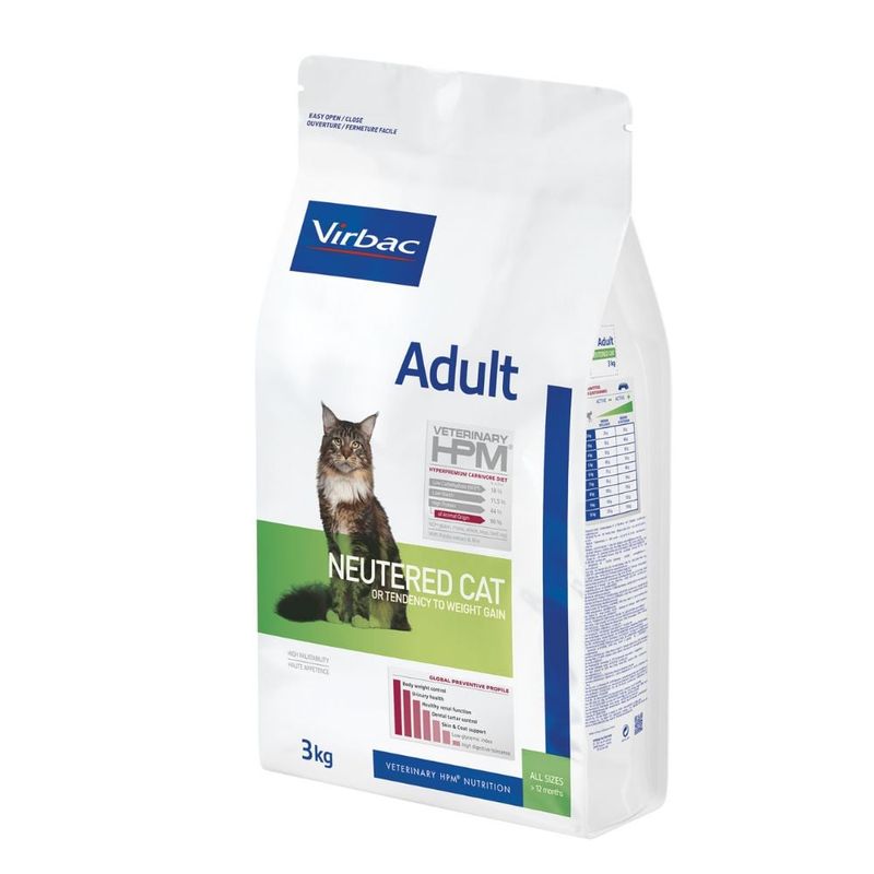 VIRBAC - HPM Virbac Adult Neutered Cat 3 kg