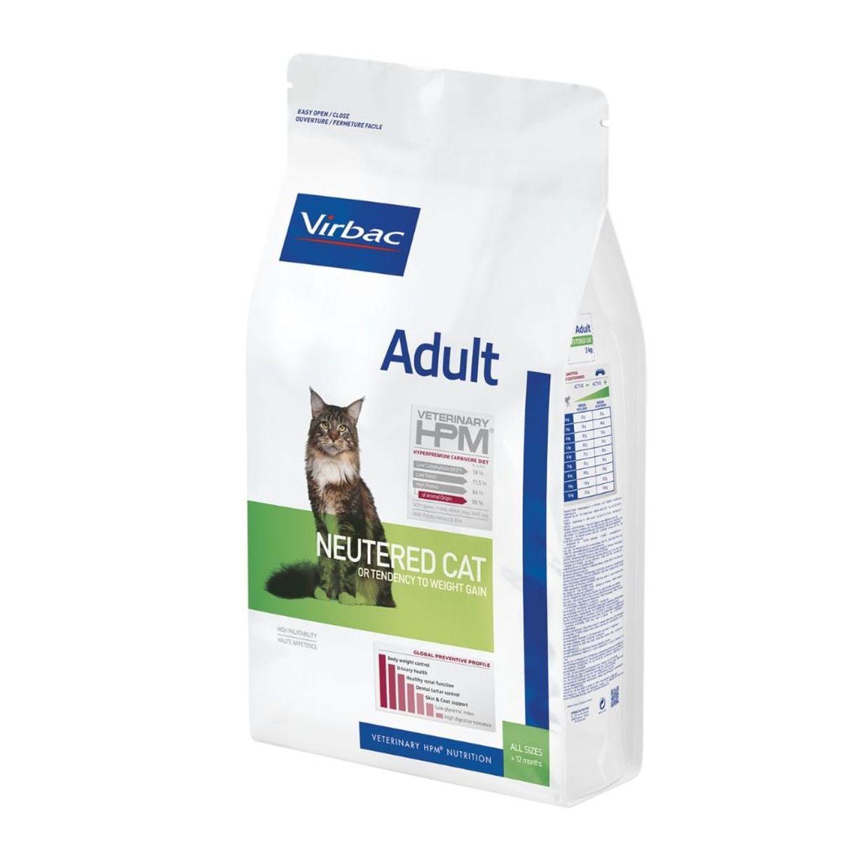 VIRBAC - HPM Virbac Adult Neutered Cat 7 kg
