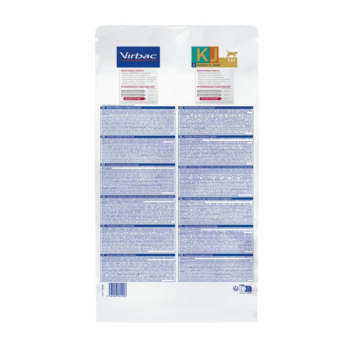 VIRBAC - HPM Virbac 2 Cat Kidney & Joint 3 Kg