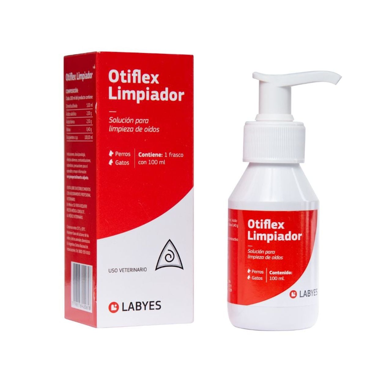 AGROVET - Otiflex limpiador oídos 100 ml perros/gatos Labyes