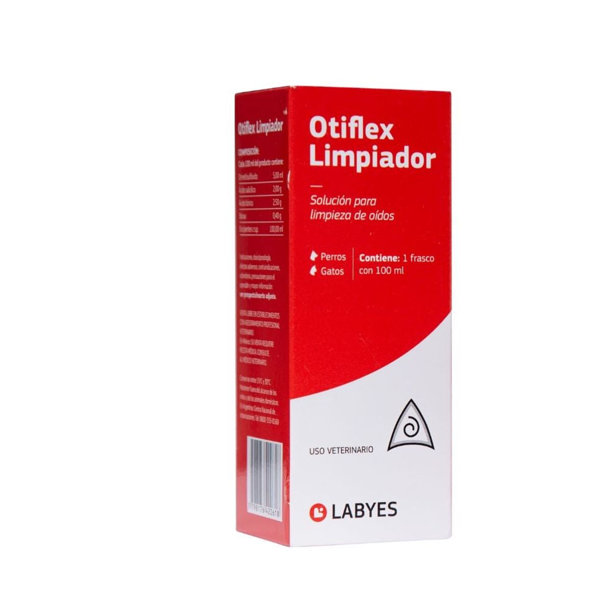 AGROVET - Otiflex limpiador oídos 100 ml perros/gatos Labyes