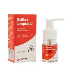 AGROVET - Otiflex Limpiador de oidos para perros y gatos Labyes 25 ml