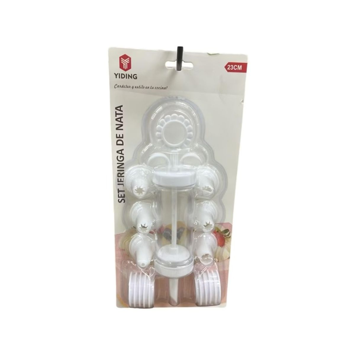 OEM - Set De Jeringa Repostería Pastelería Plástica + 7 Duyas 23cm