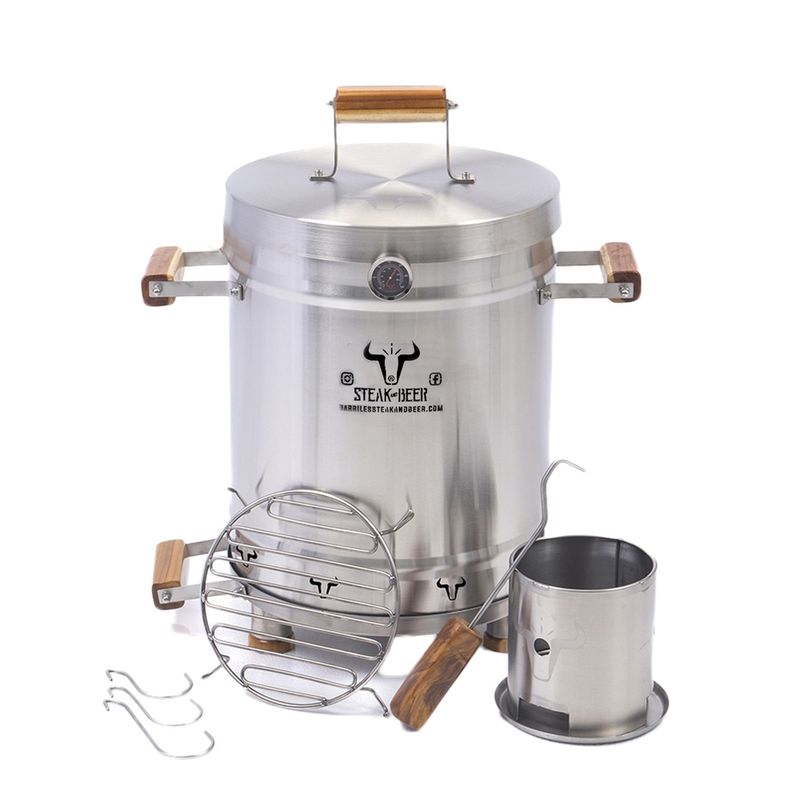 GENERICO - Barril Mediano INOX (68cm X 40 cm) Incluye accesorios