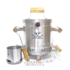GENERICO - Asador Tipo Barril Mini INOX (50cm X 30 cm) incluye accesorios