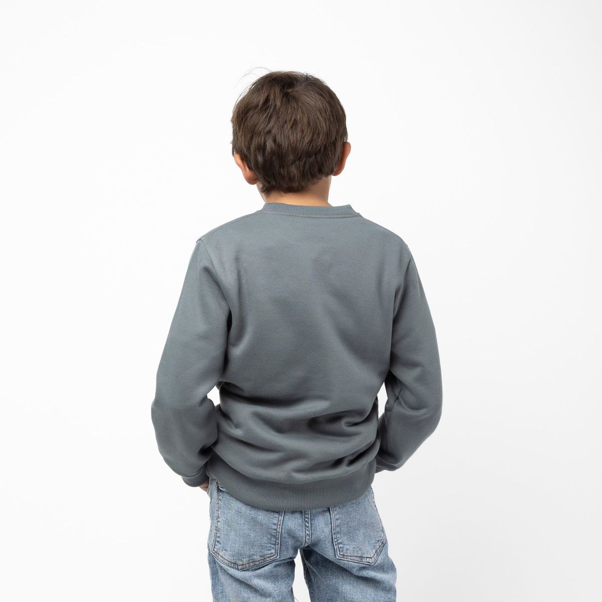 GARFIELD - Poleron Cerrado Niño Angry Gris Garfield