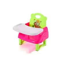 LUMAX - Silla De Bebé Para Comer Portátil Tipo Booster Rosado