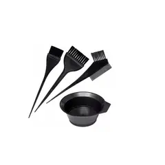 GENERICO - Pack Pocillo + Cepillos Peluquería Para Teñido Pelo Cabello