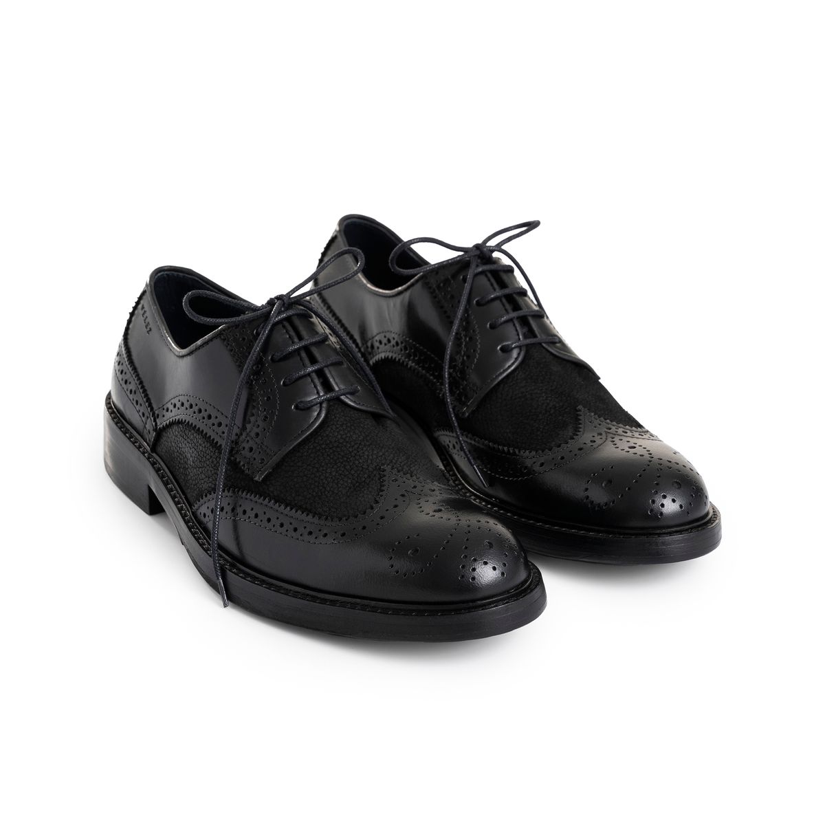 VELEZ - Vélez Zapatos Cordón Solar Cuero Hombre Combinación S Negro