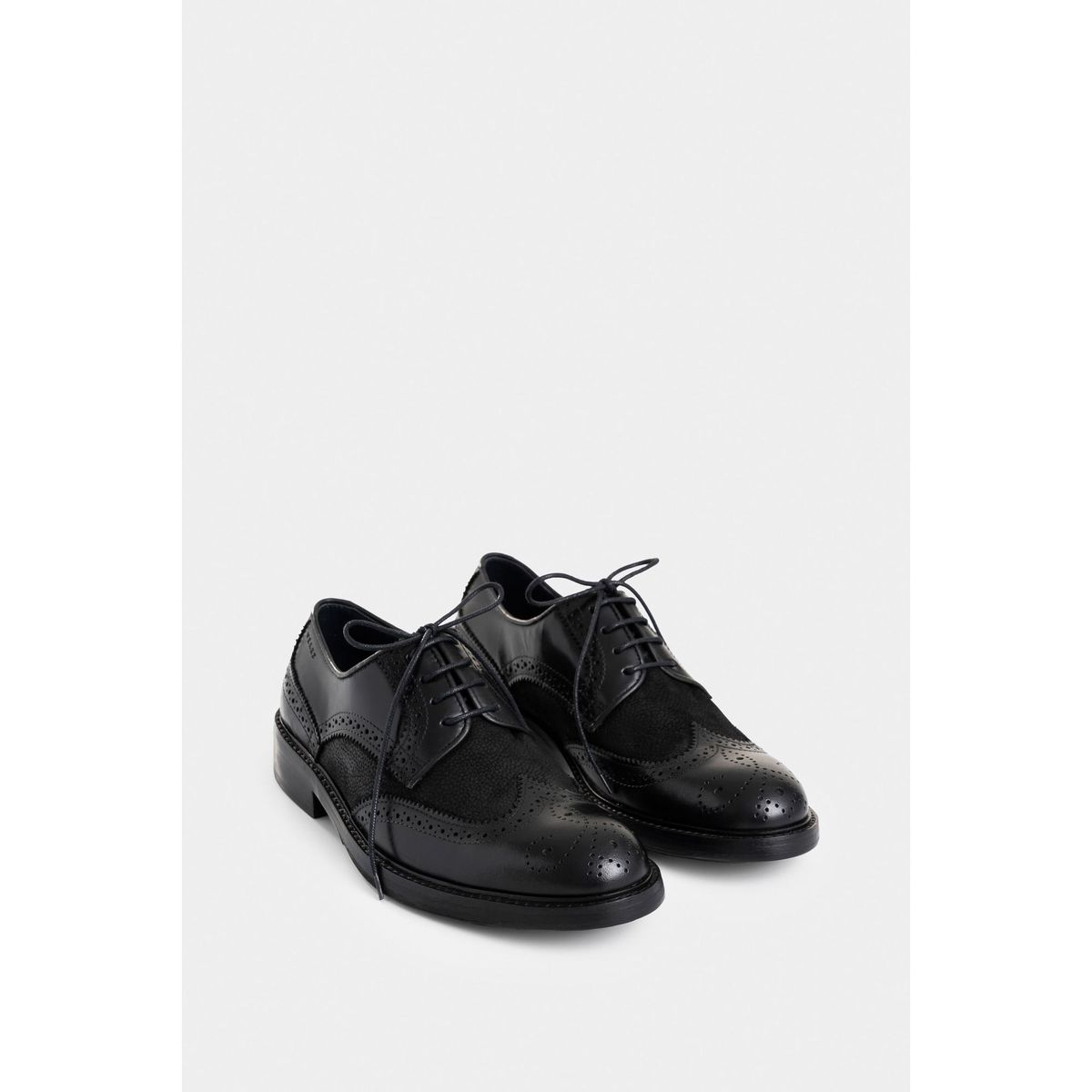 VELEZ - Vélez Zapatos Cordón Solar Cuero Hombre Combinación S Negro
