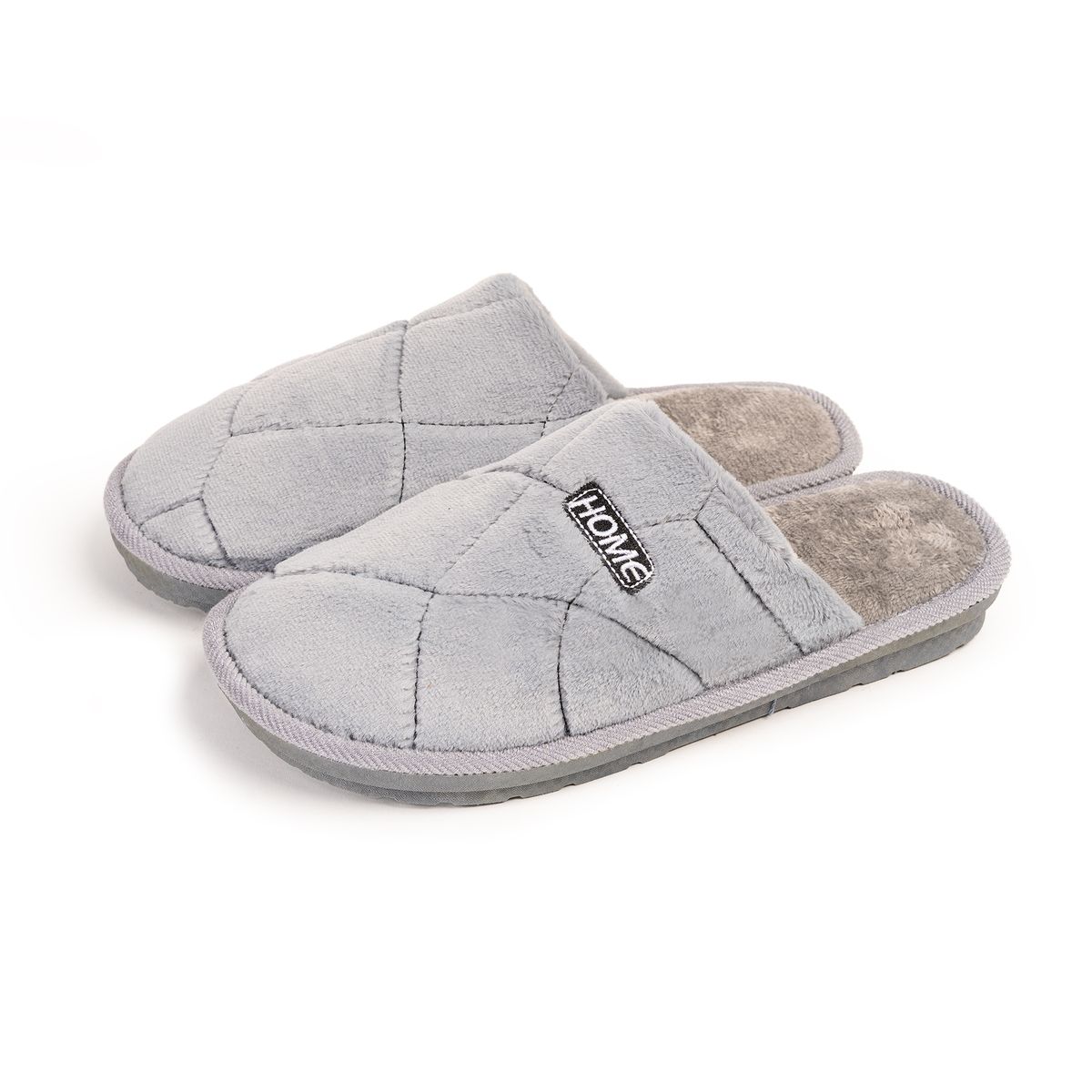 CARBIN - Pantufla Hombre Gris Philippe Carbin