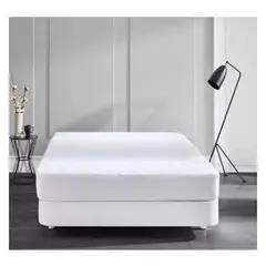 GENERICO - Funda Cubre Colchón Impermeable 1 Plaza 190x90+30 Cm