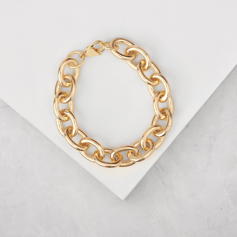 BY LAS CAYETANAS - Pulsera bañada en Oro 18k PARADISO