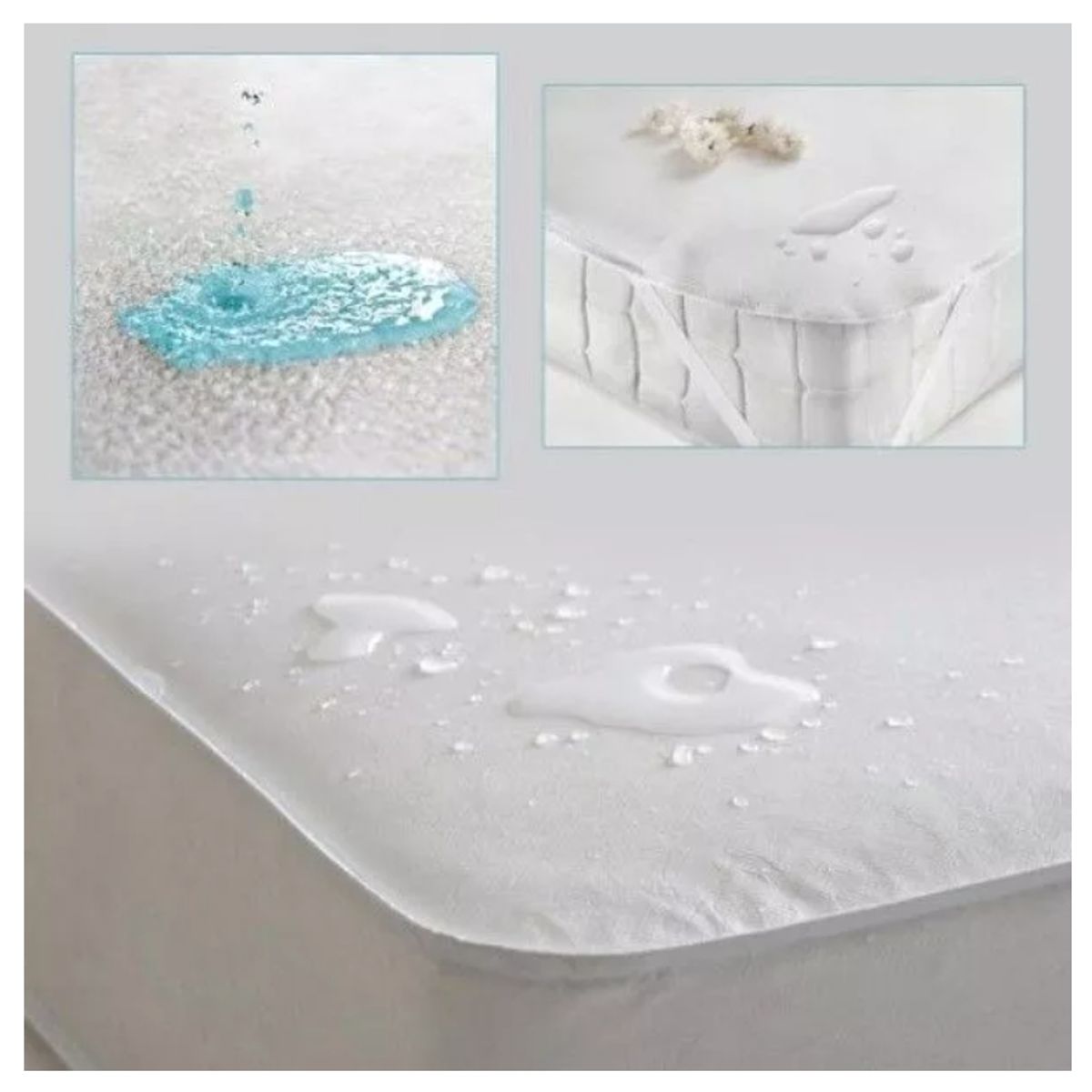 GENERICO - Cubre Colchon Impermeable 1.5 Plaza