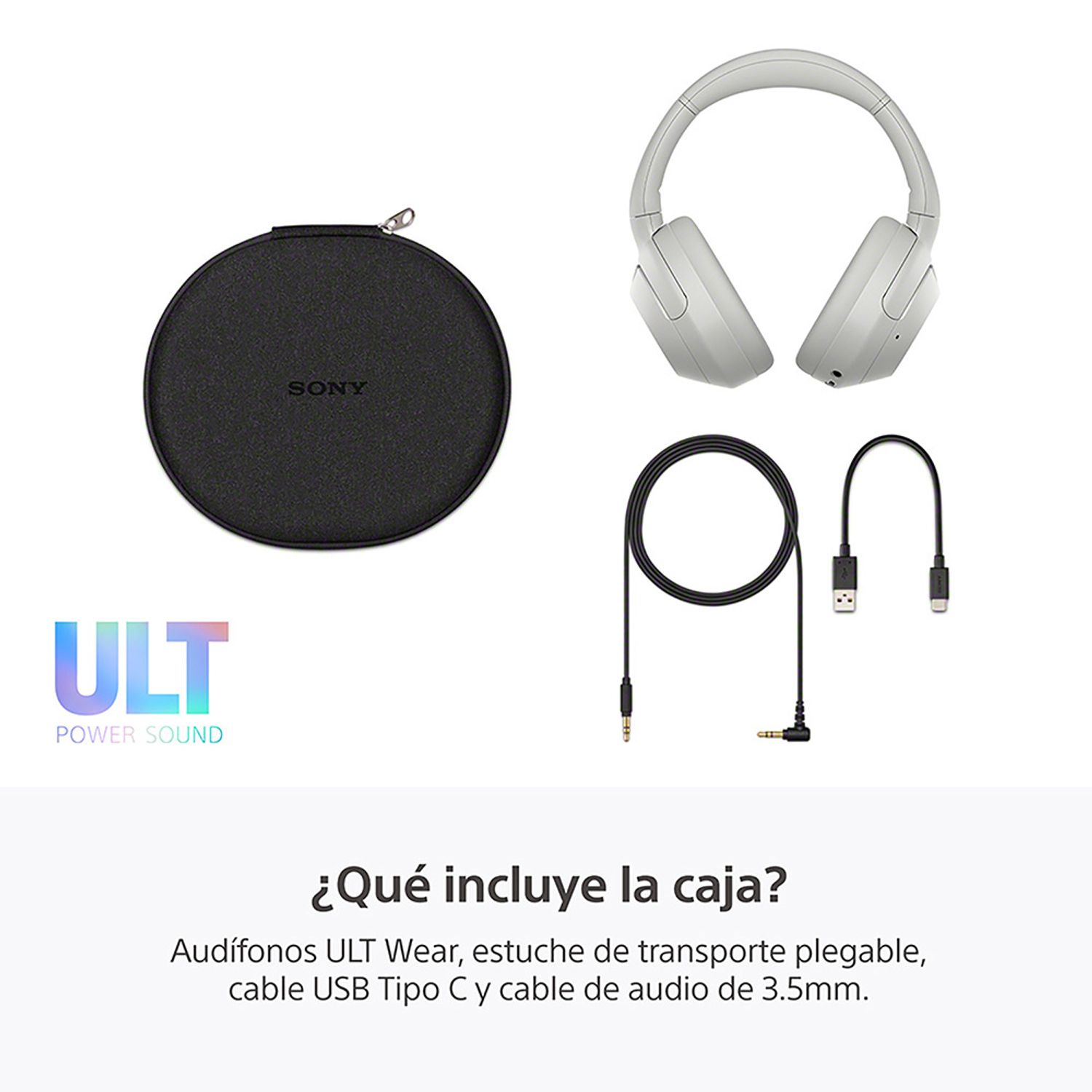 SONY Audífonos Bluetooth con Cancelación de Ruido ULT WEAR WH