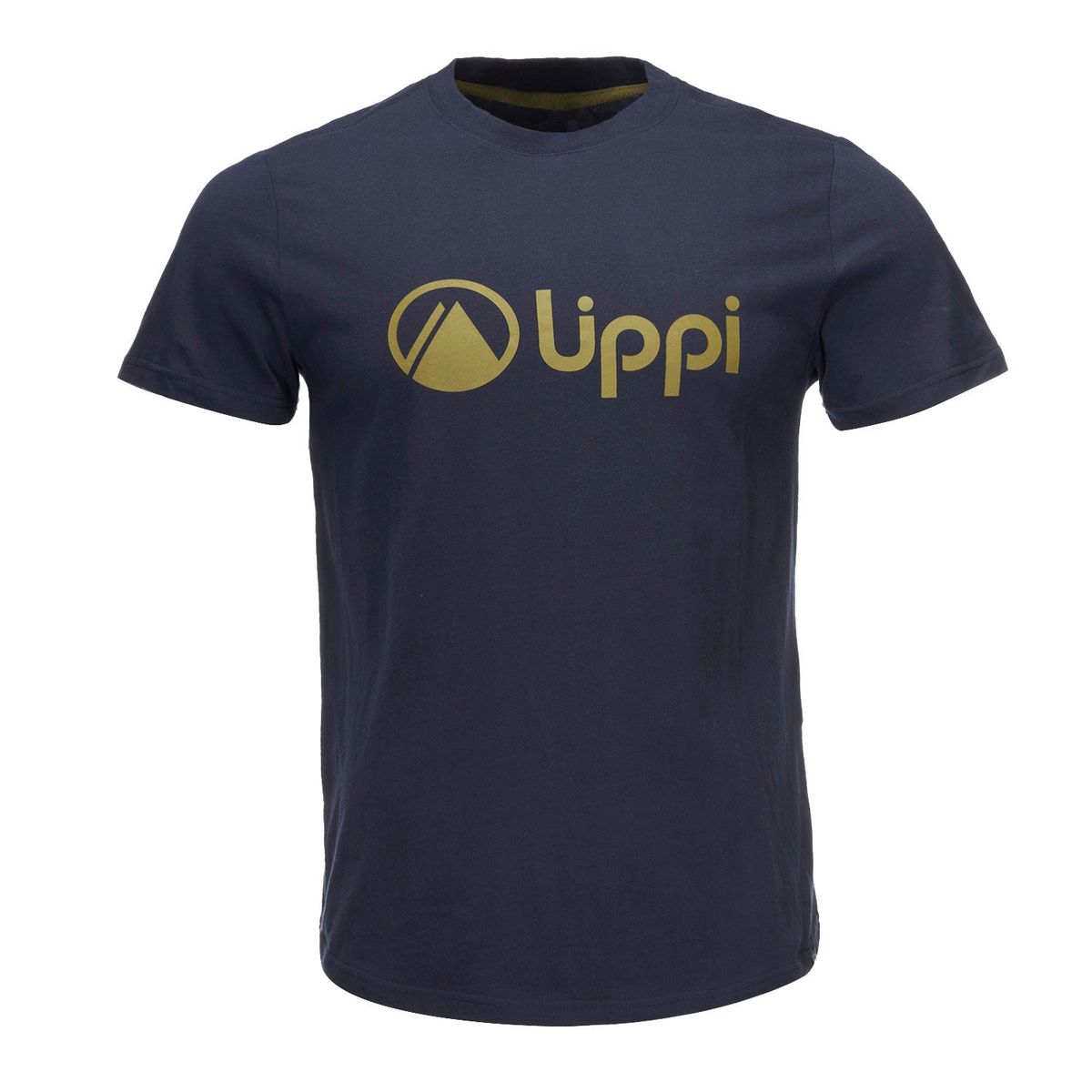 LIPPI - Polera Hombre Logo Lippi UV-Stop T-Shirt Azul Oscuro Lippi