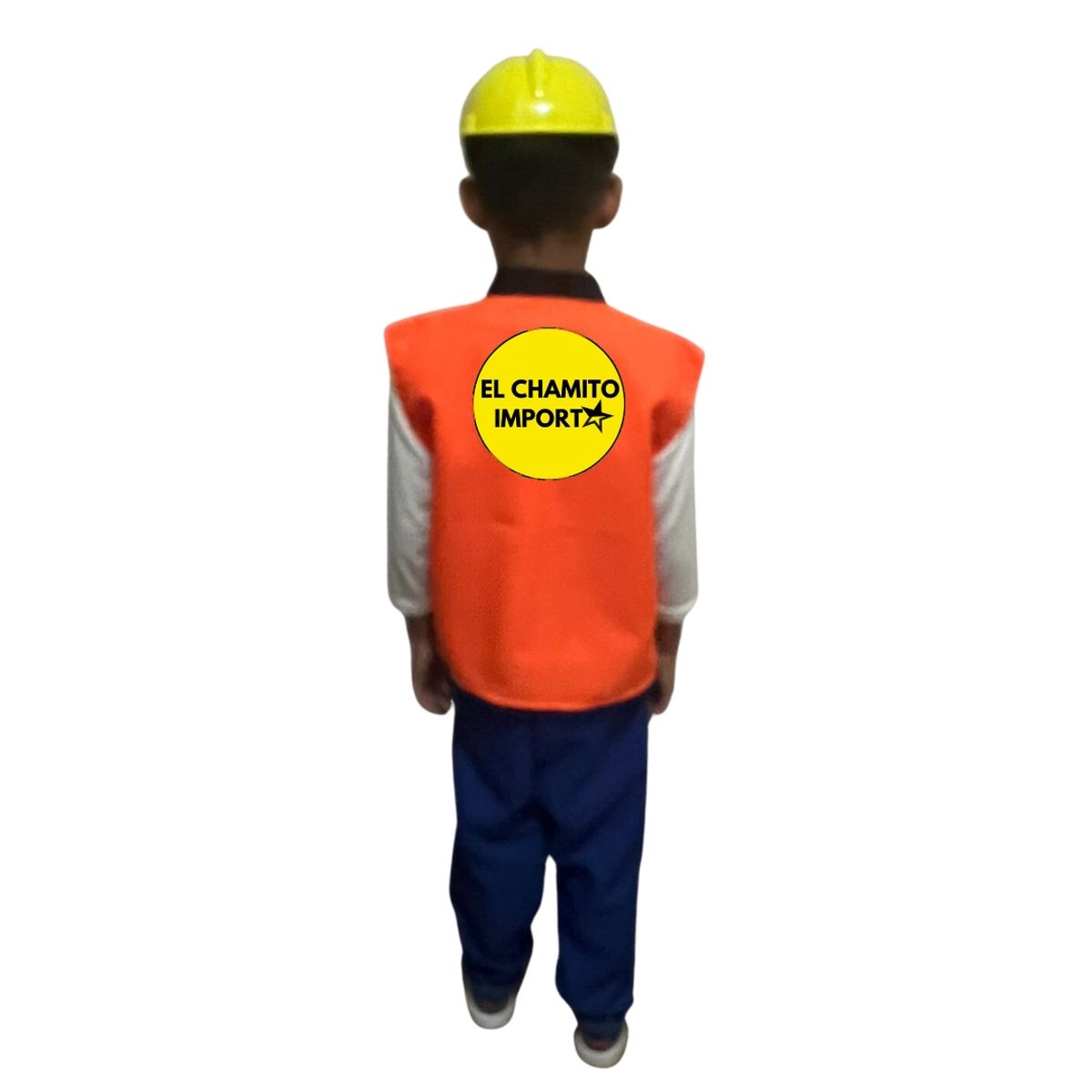 GENERICO - Disfraz De Constructor Para Niños Con Casco Y Juguetes