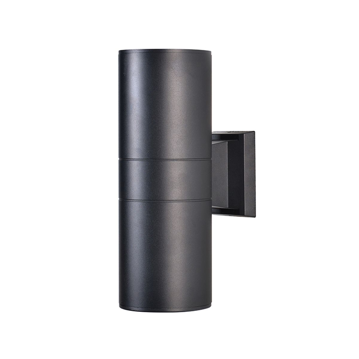 WANT - Apliqué LED Doble Pro Porta E-27 Negro Incluye Ampolletas Frías