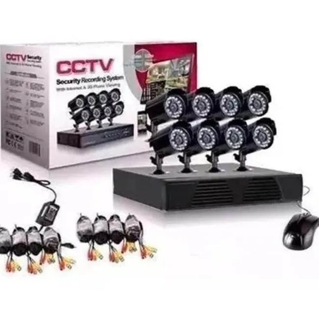 CCTV - Kit CCTV Seguridad DVR 8 Cámaras