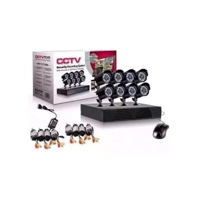 CCTV - Kit CCTV Seguridad DVR 8 Cámaras