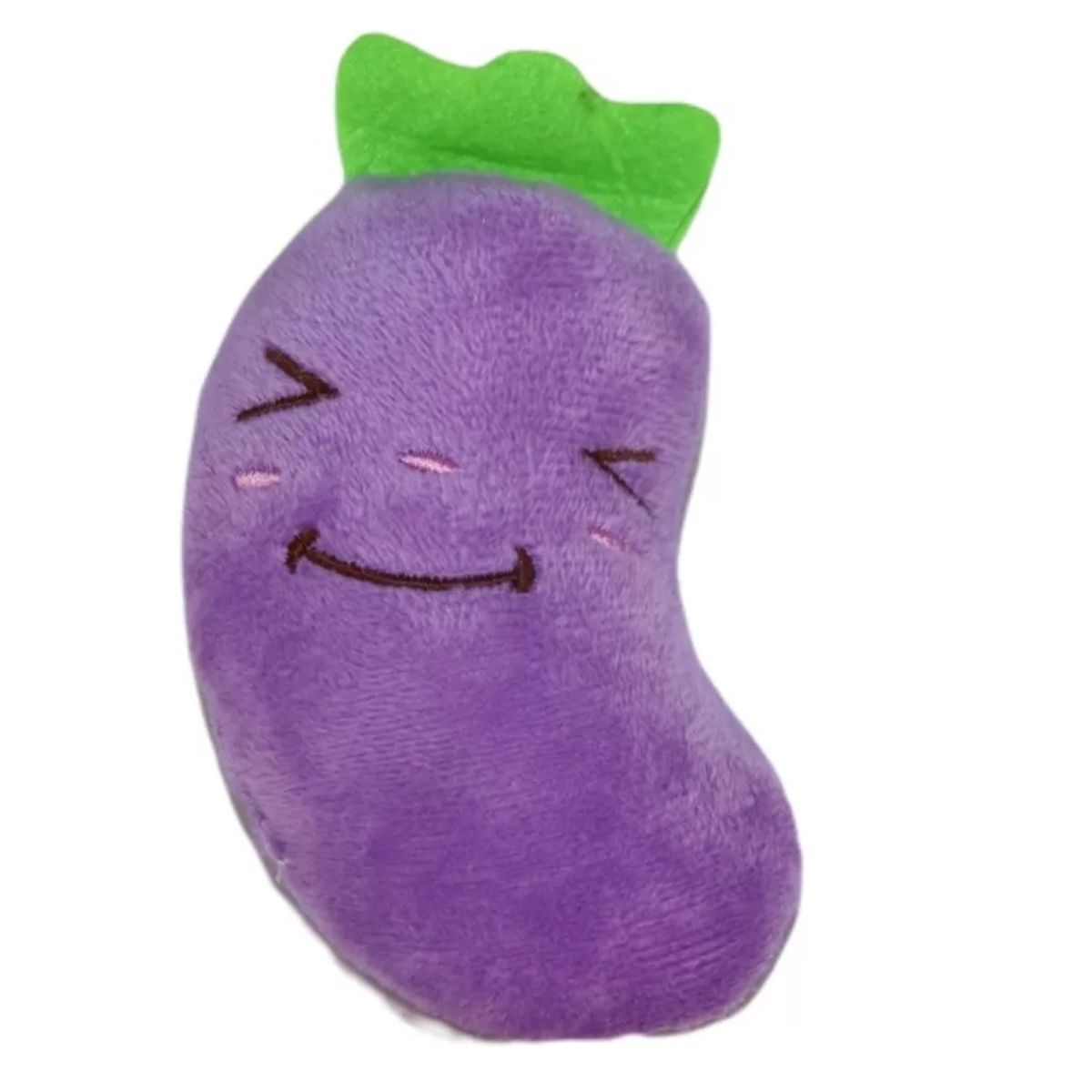 GENERICO - Peluche Para Mascota Sonoro De Forma De Berenjena Lila